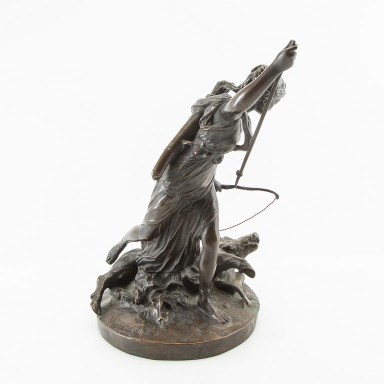 Christophe Gabriel Allegrain, efter Diana med vildsvin.