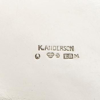 K.Anderson skål silver Stockholm 1931.