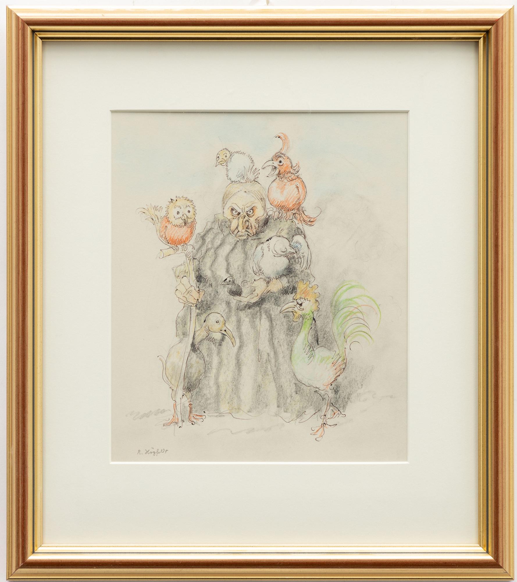 Robert Högfeldt, Troll Witch with Birds.