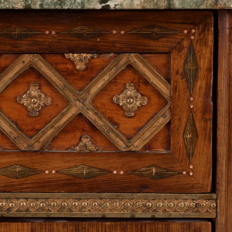 A Gustavian commode by Nils Petter Stenström, master 1781 (not signed).