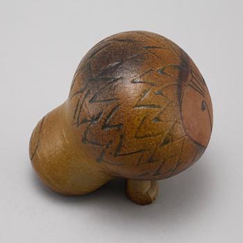 FIGURIN, chamotterat stengods. Lisa Larson, Gustavsberg, ur serien "Afrika", formgiven 1964.