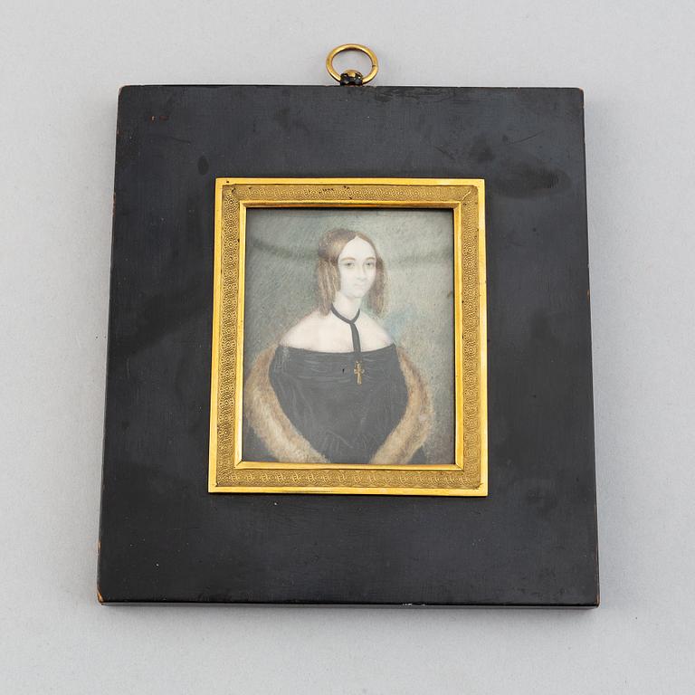 Okänd Konstnär, 1800-tal. Miniatyr. Osignerad.