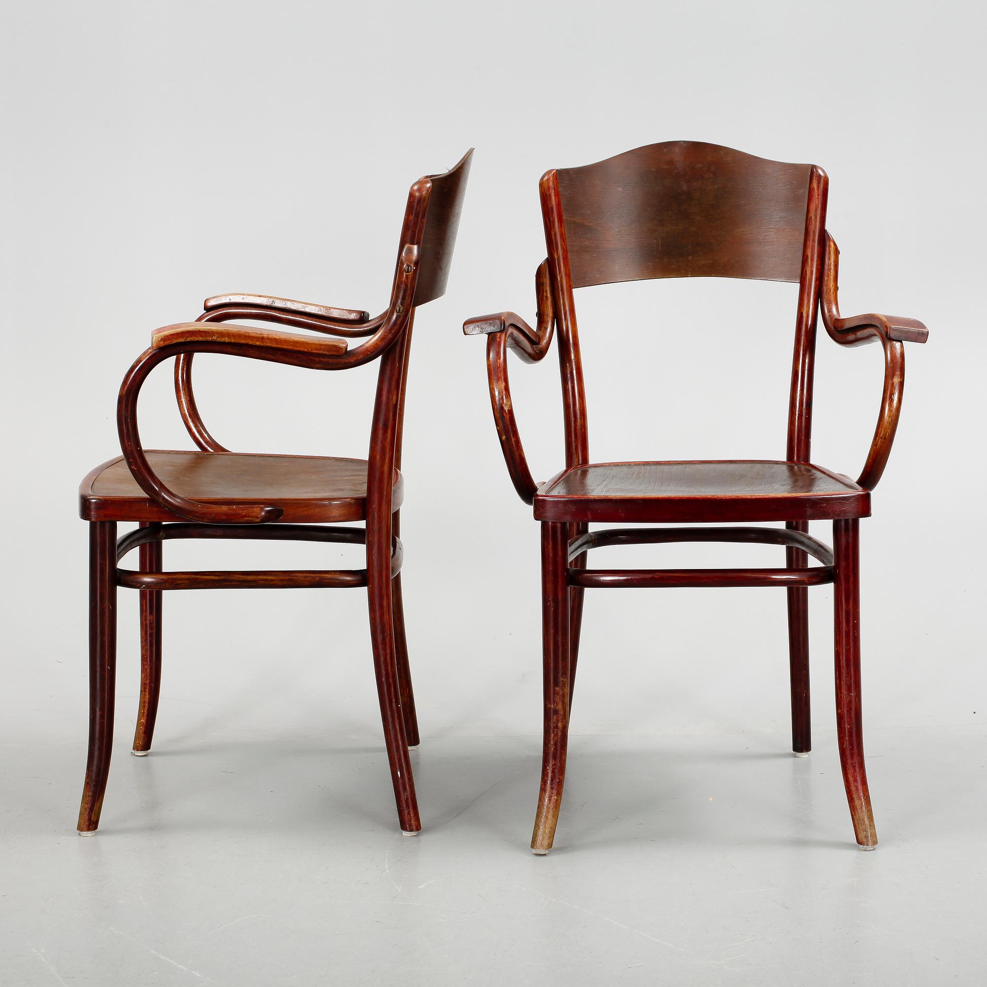STOLAR, 6 st, Thonet, 1900-talets första hälft.