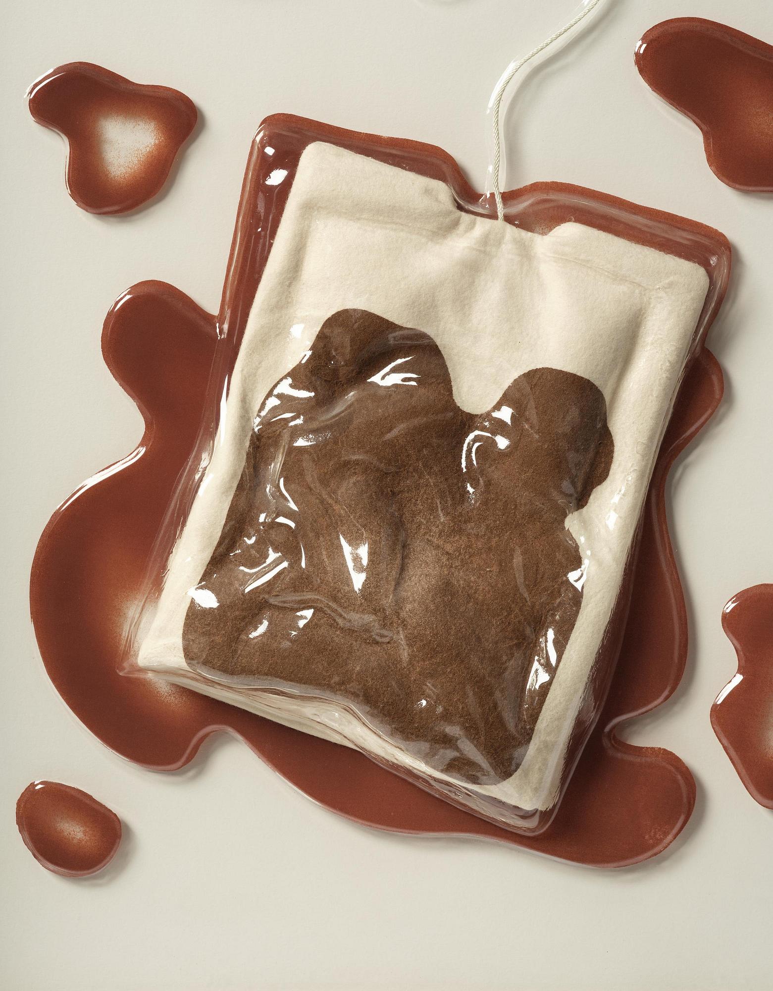 Claes Oldenburg, "Tea Bag" from: "Four on Plexiglas".
