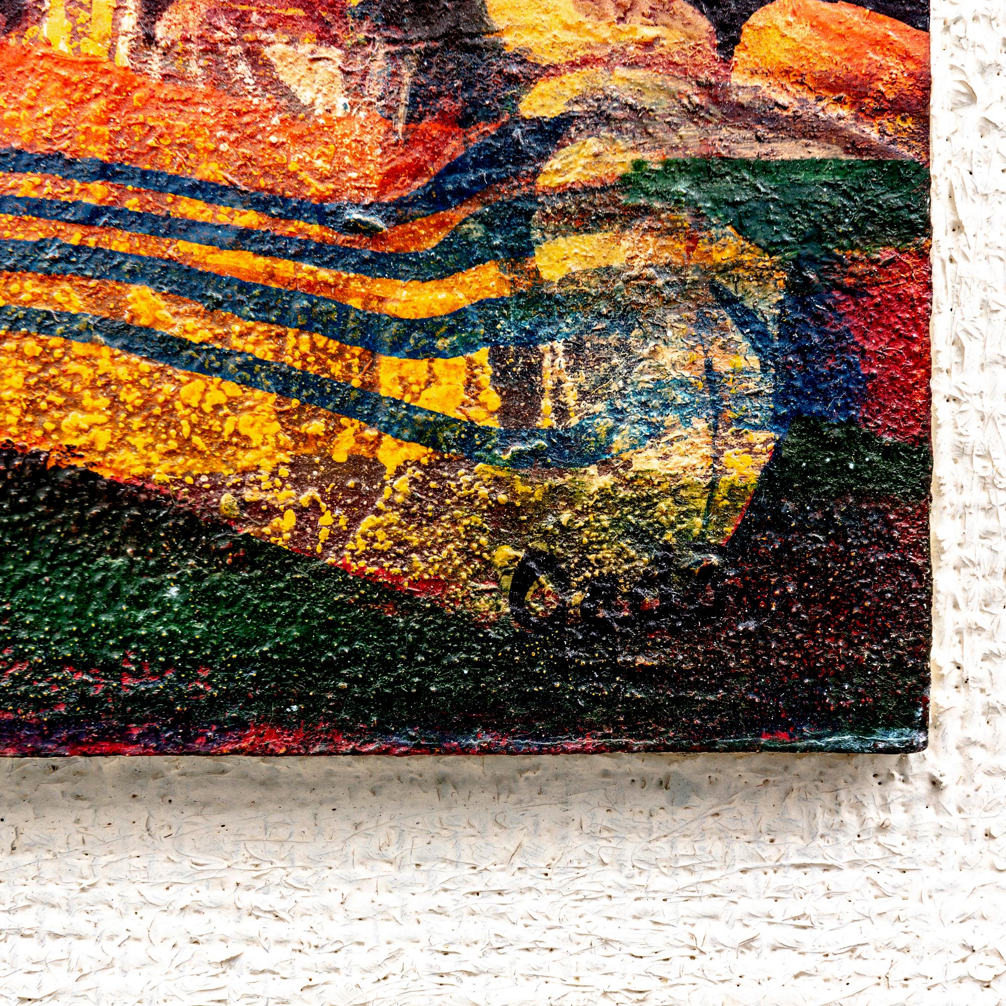 Bertil Gadö, olja på pannå signerad.