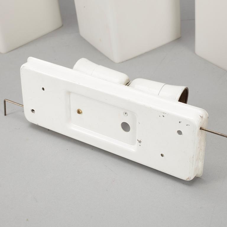 VÄGGLAMPETTER, 4 stycken, möjligen Luxus, 1960-tal.