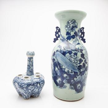 Vaser, 2 st, Kina, 1800-tal.
