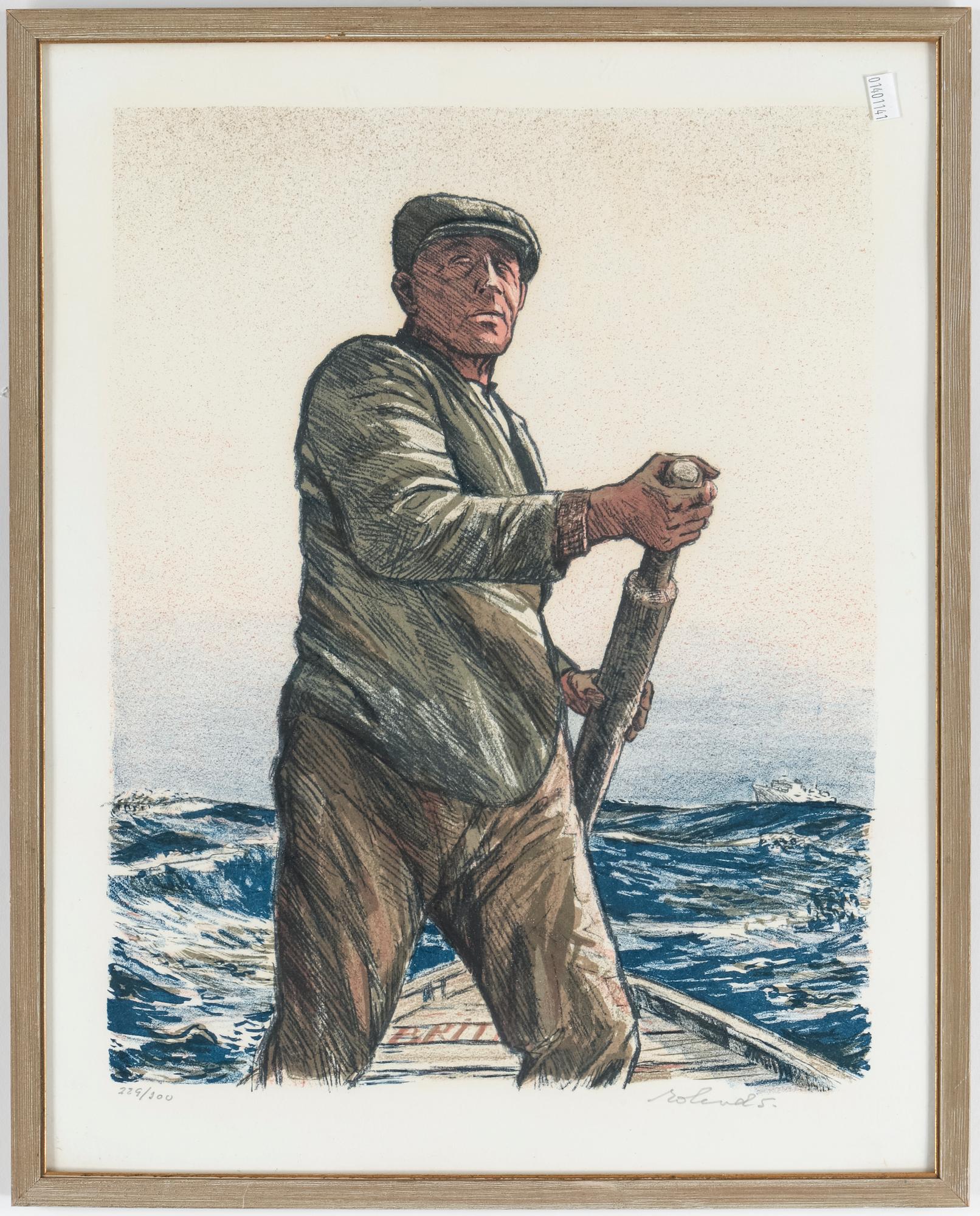 ROLAND SVENSSON, 2 st, litografi, signerade och numrerade, 229/300.