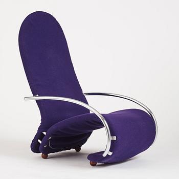 Verner Panton, a lounge chair, "modell H", system 1-2-3
Fritz Hansen, Denmark 1975.