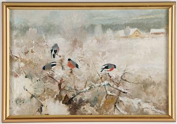 Nils Björkqvist, oil on canvas, signed.