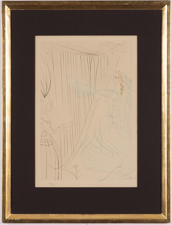 Salvador Dalí, Queen Isolde and her daughter, from: "Tristan and Isolde".