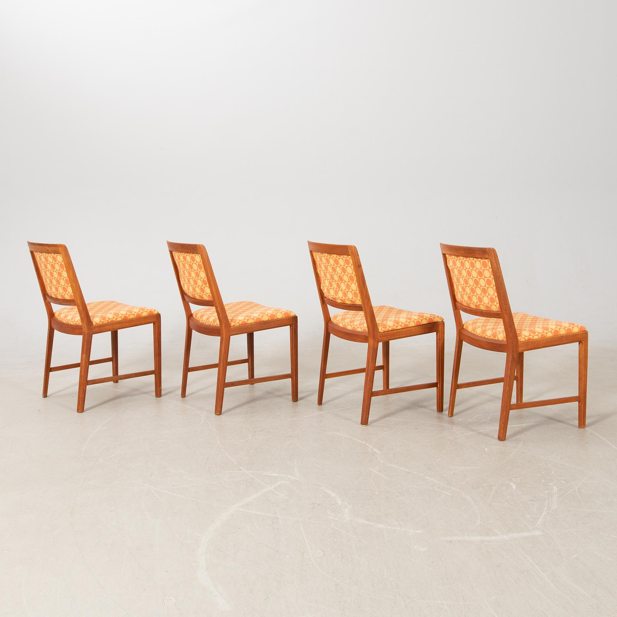 Bertil Fridhagen, dining group, "Diamant", 5 dlr, Bodafors, 1960s.