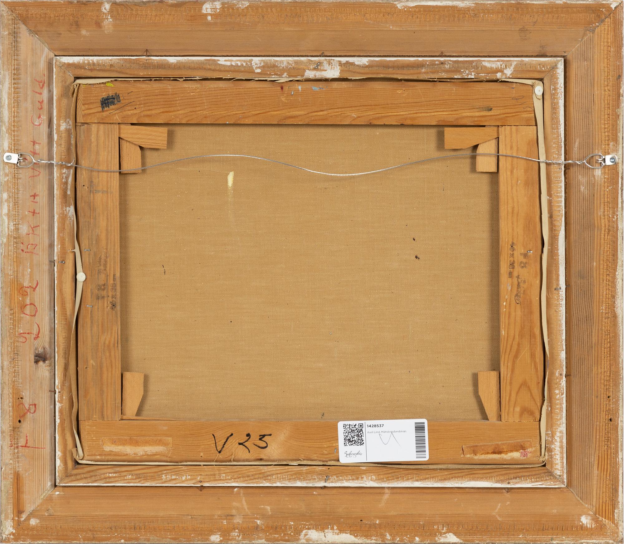 Axel Lind, oil on canvas, signed.