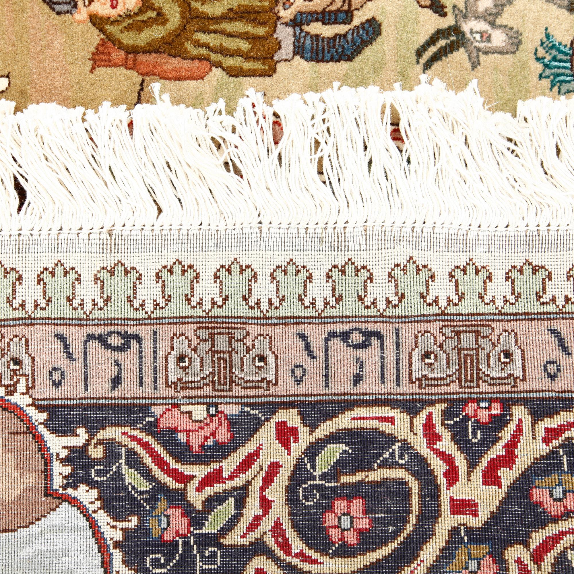 MATTA, Täbris, figural. Ca 273x181 cm.