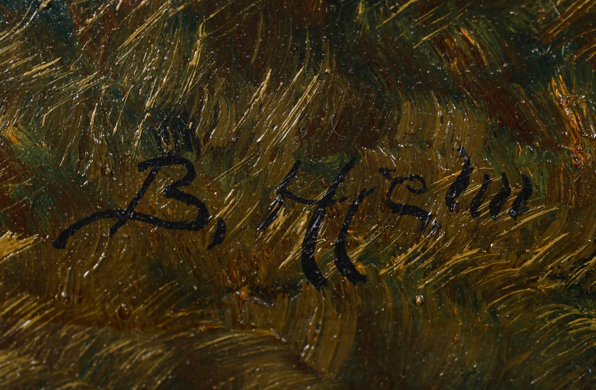 BIRGER HJELM, olja på duk, signerad.