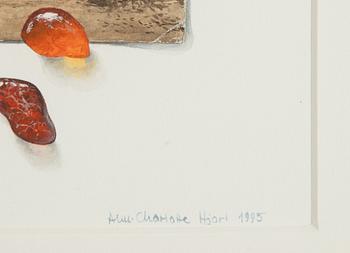 Ann-Charlotte Hjort, three watercolours.