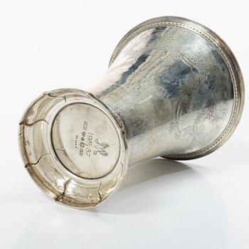 Karl Anderson, A Swedish silver Rococo style beaker, Stockholm 1937.