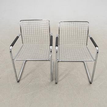 Karmstolar, ett par, 1970-tal.