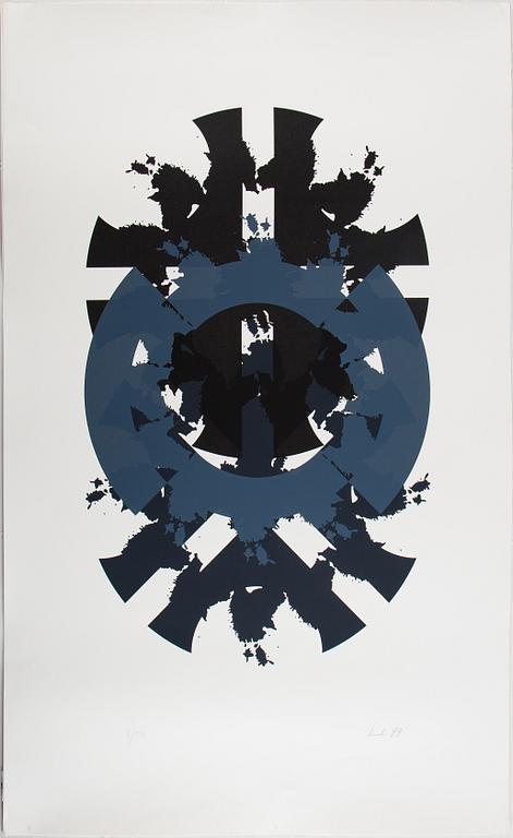 Raul Meel, silkscreen in colours, 1989, signed 3/50.