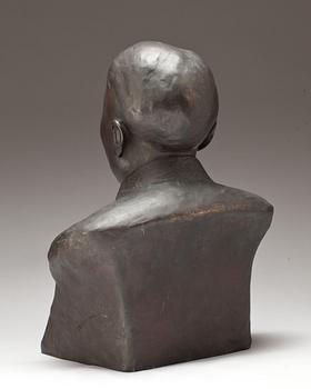 ANDERS OLSON, skulptur, brons. Signerad och daterad 1920.