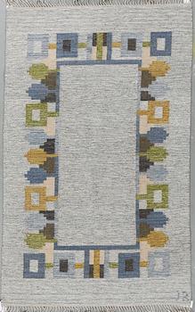 MATTA, rölakan, monogramsignerad JR, 1900-talets mitt. Ca 205 x 130 cm.
