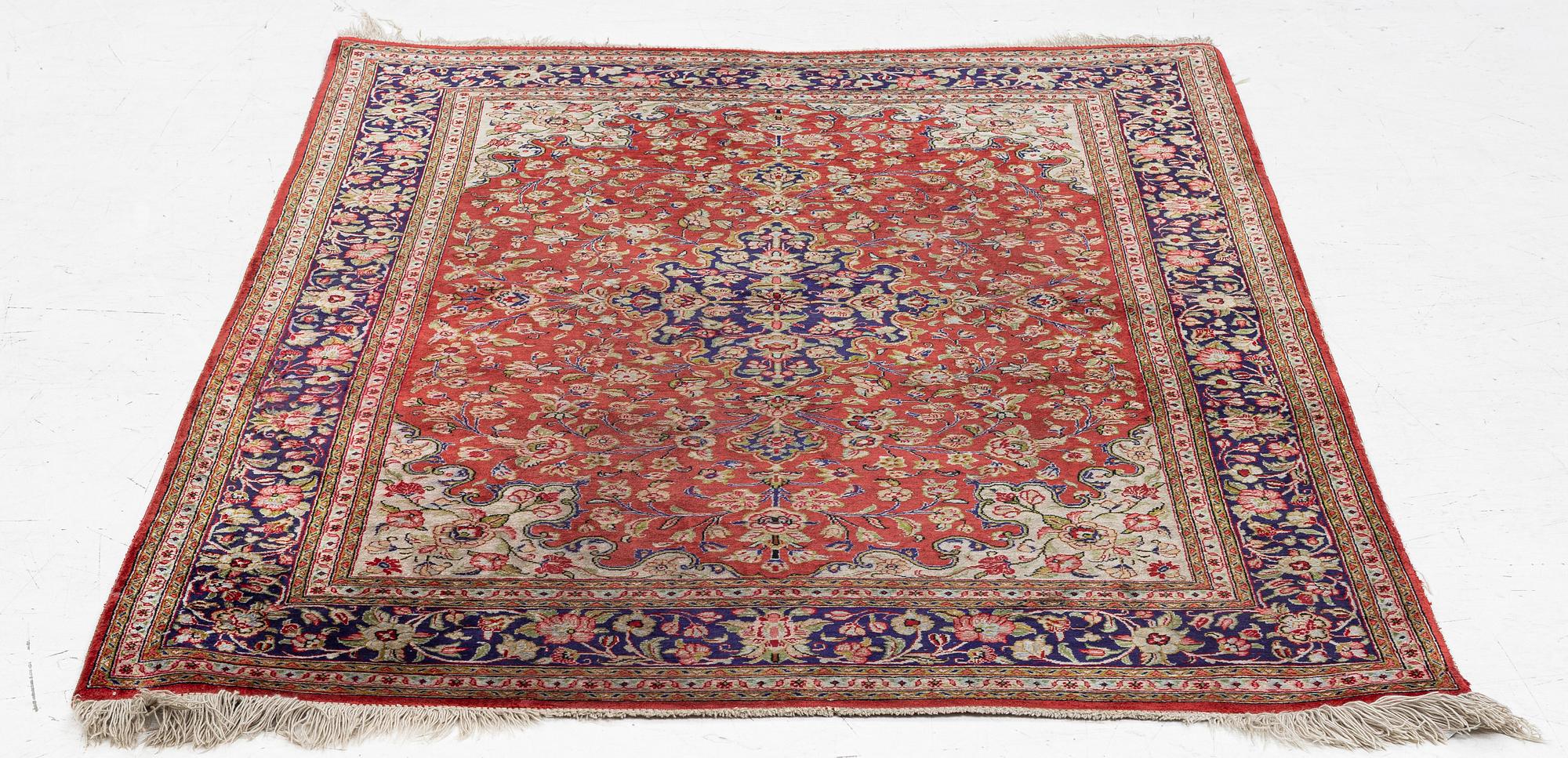 Carpet, Keshan, approx. 100 x 150.