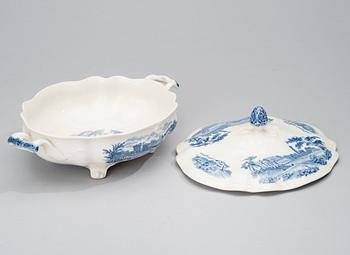MATSERVIS, 74 delar, porslin, "English Gardens", Johnson Brothers, England 1900-första hälft.