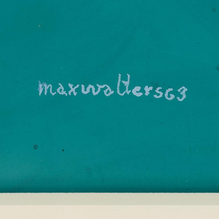 MAX WALTER SVANBERG, mixed media with collage, signed and dated -63.