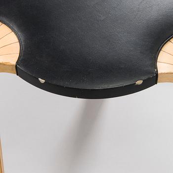 Alvar Aalto, a 1970s 'X600' stool for Artek.