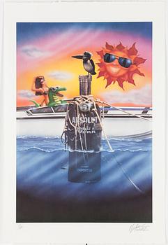 ABSOLUT STATEHOOD, 1992 - 1993. Mapp med 51 st litografier, signerade och numrerade 25/400.