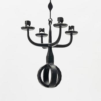 Bertil Vallien, a chandelier, Kosta Smide, Sweden, second half of the 20th century.