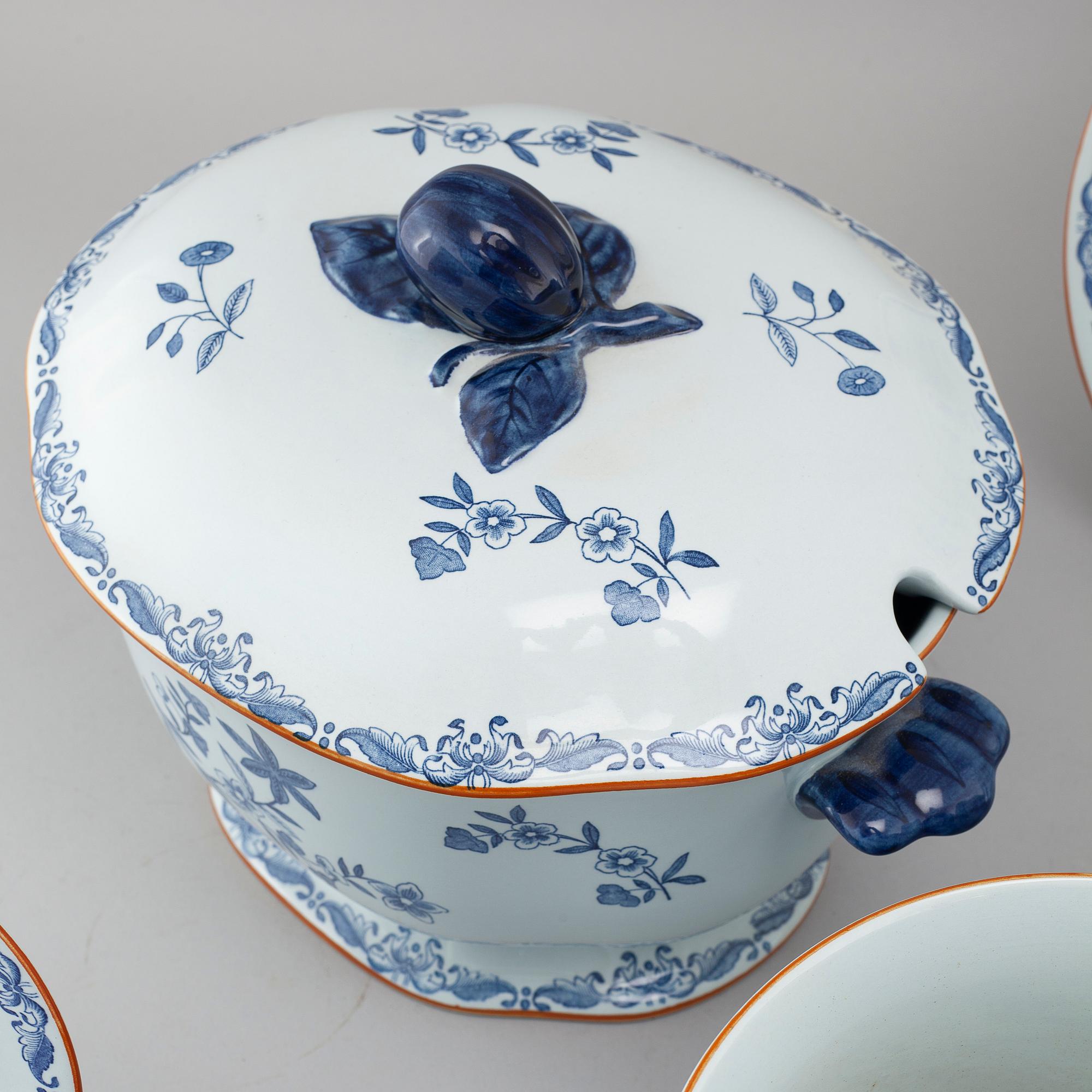 SERVIS, 75 pieces, porcelain, "Ostindia", Rörstrand, 20th century.