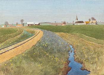 Oskar Bergman, Spring, Skåne.