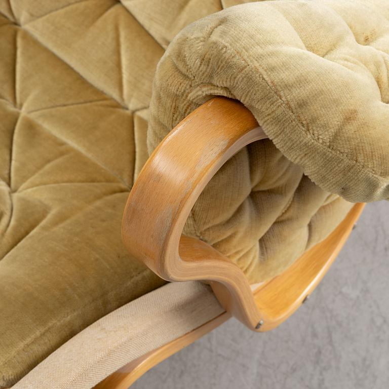 Bruno Mathsson, a "Pernilla" armchair, Dux, Sweden, second half of the 20th century.