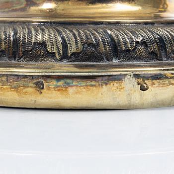 George Boothby, dryckeskanna, förgyllt silver, London 1725.