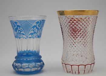 VASER, 2st, glas, Böhmen, 1800-tal.