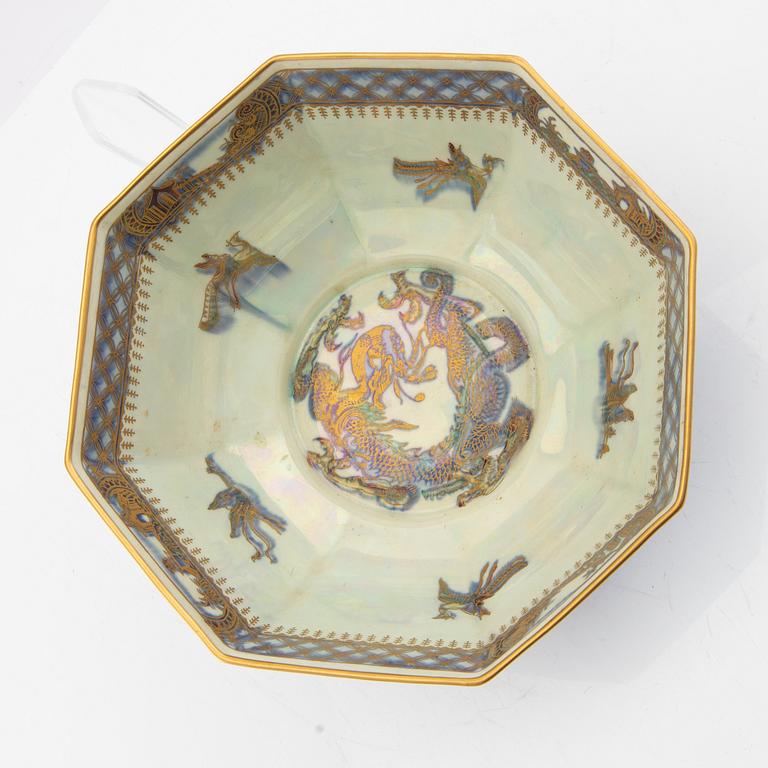 Daisy Makeig-Jones, "Fairyland Lustre" bowl, Wedgwood, England 1920s-30s, model Z4829.