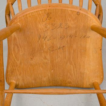 KARMSTOLAR, 2 st, "CH 18A", Frits Henningsen, Carl Hansen & Son, Danmark, 1900-talets andra hälft.