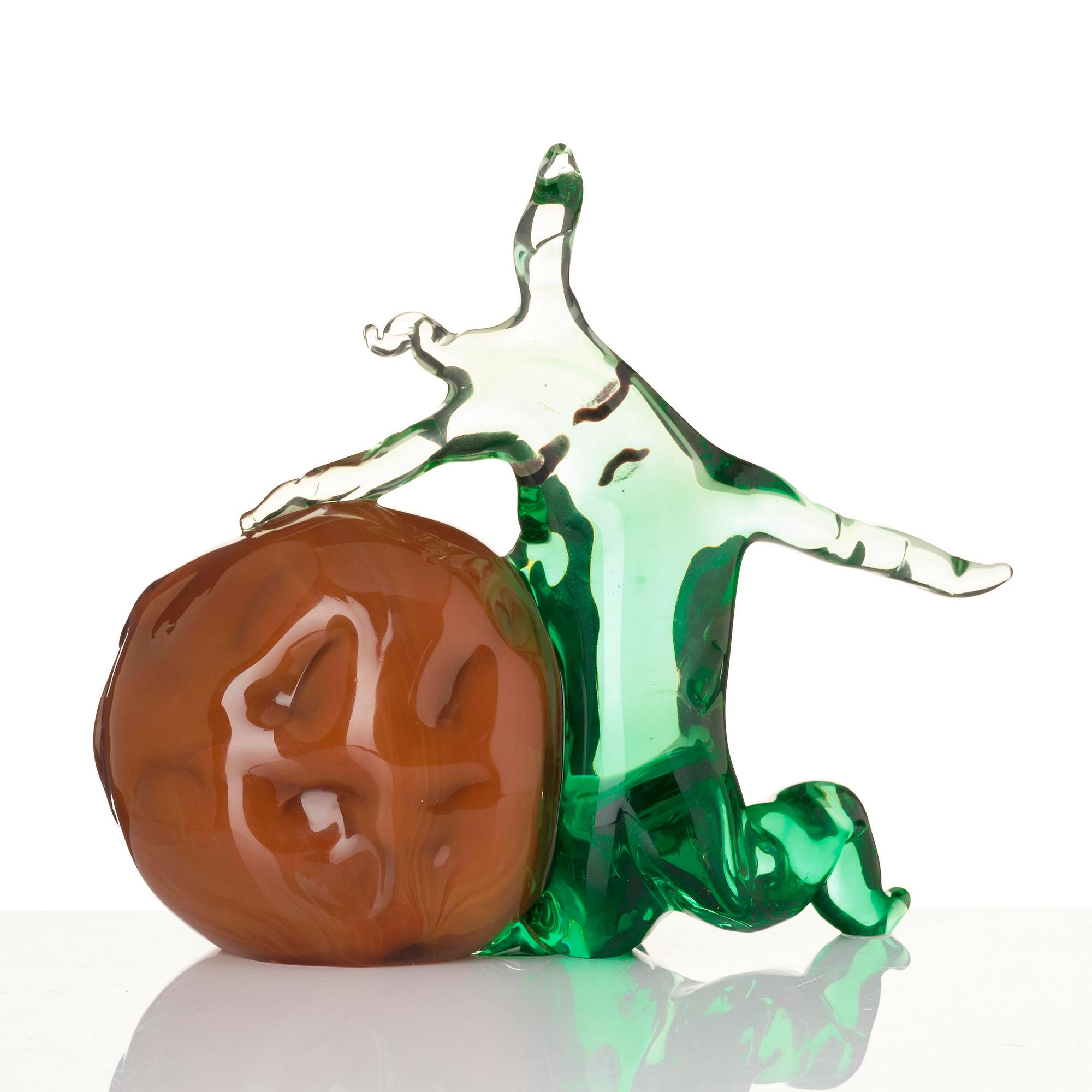 Mark Brusse, a "The Resting Tree" glass sculpture, ed. 3/6, Berengo Studio, Murano, Italy, 1997.