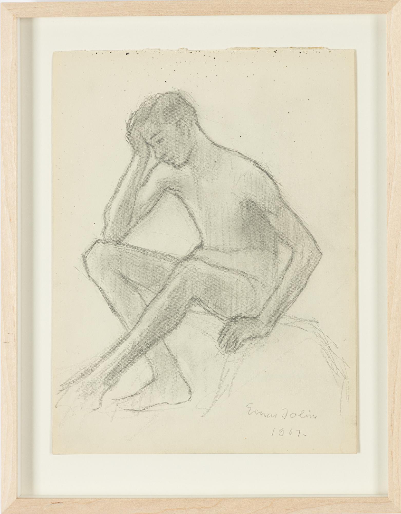 Einar Jolin, Seated Model.