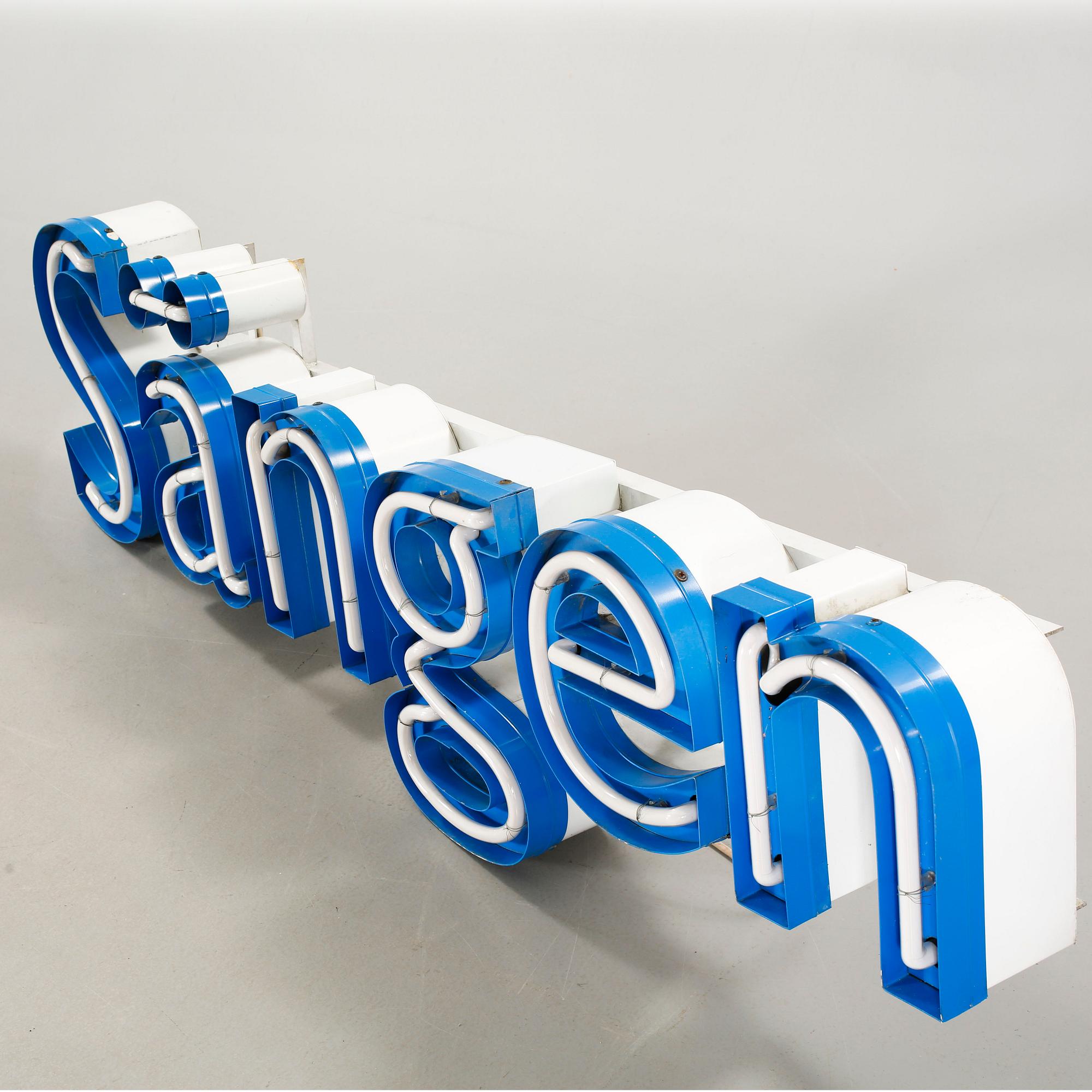 A sign, second half of the 20th century.