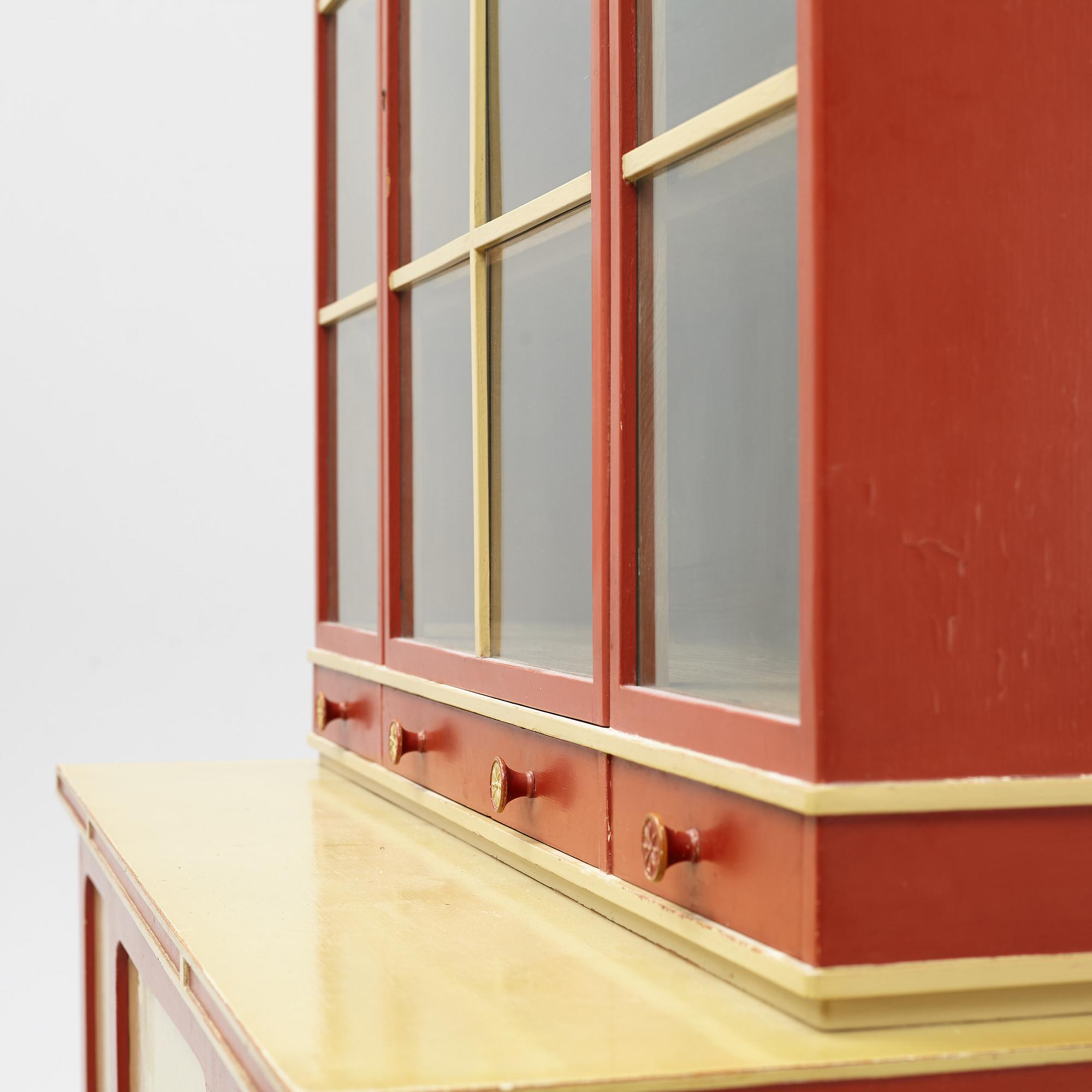 Axel Larsson, vitrinskåp, 1930-40-tal.