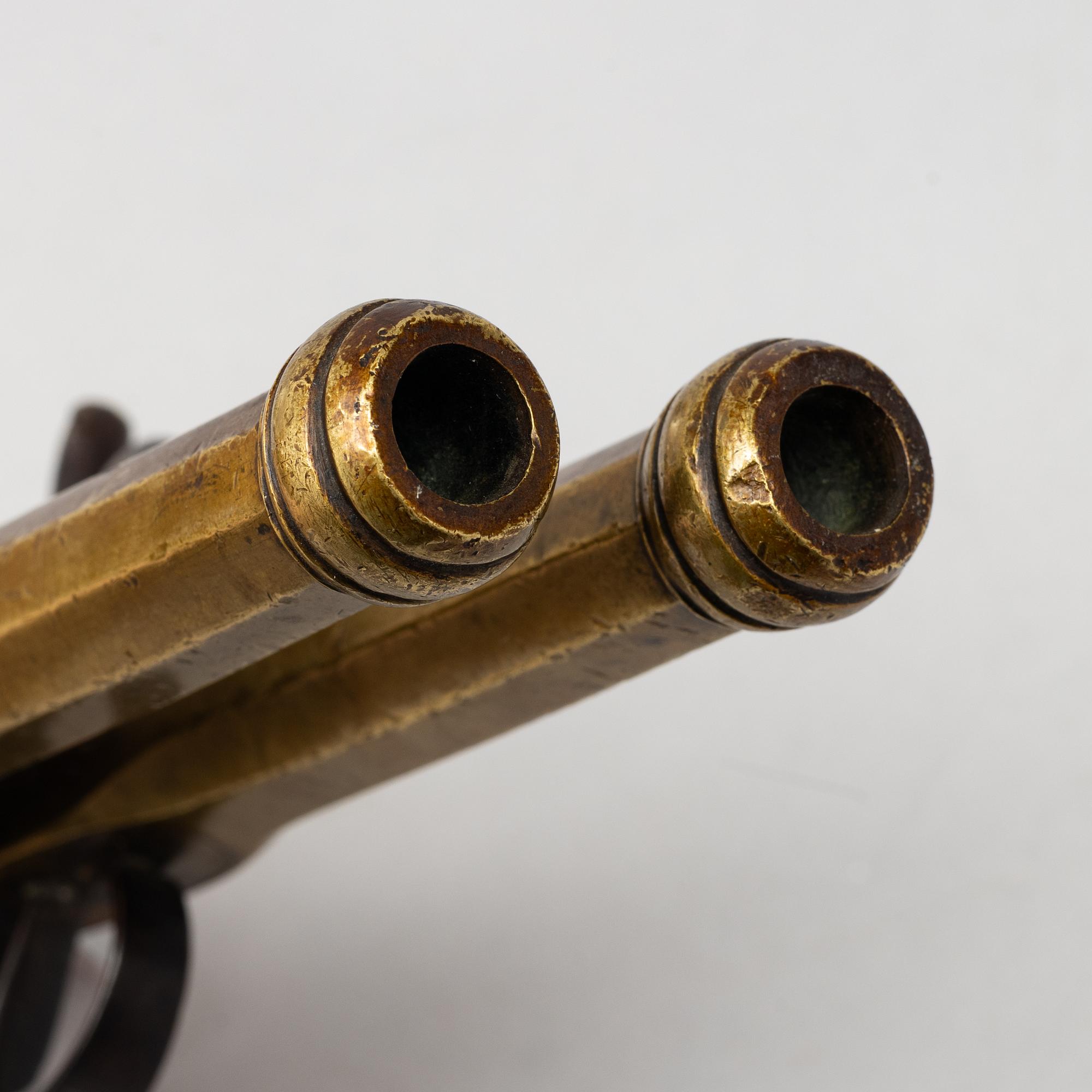 Slaglåspistoler ett par, 1800-talets första hälft.