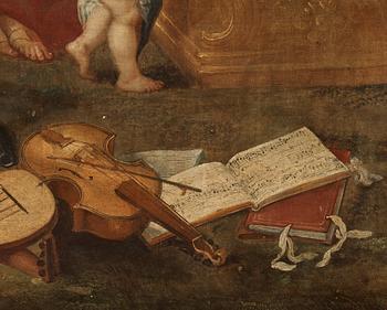 Hendrick van Balen och Jan Brueghel den äldre, tillskriven. Minerva besöker de nio muserna.
