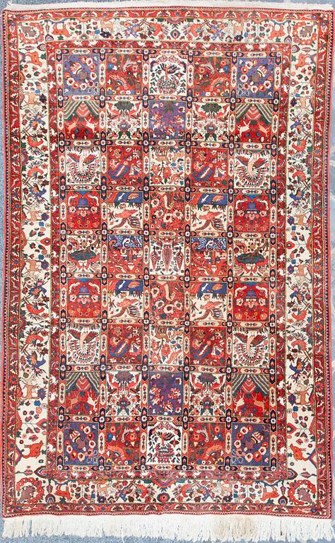 A semiantique Bahtiar carpet ca 319 x 209 cm.