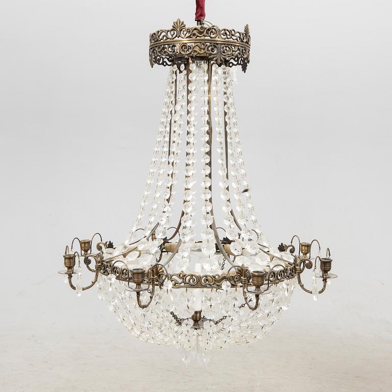 Ljuskrona empirestil 1900-tal.