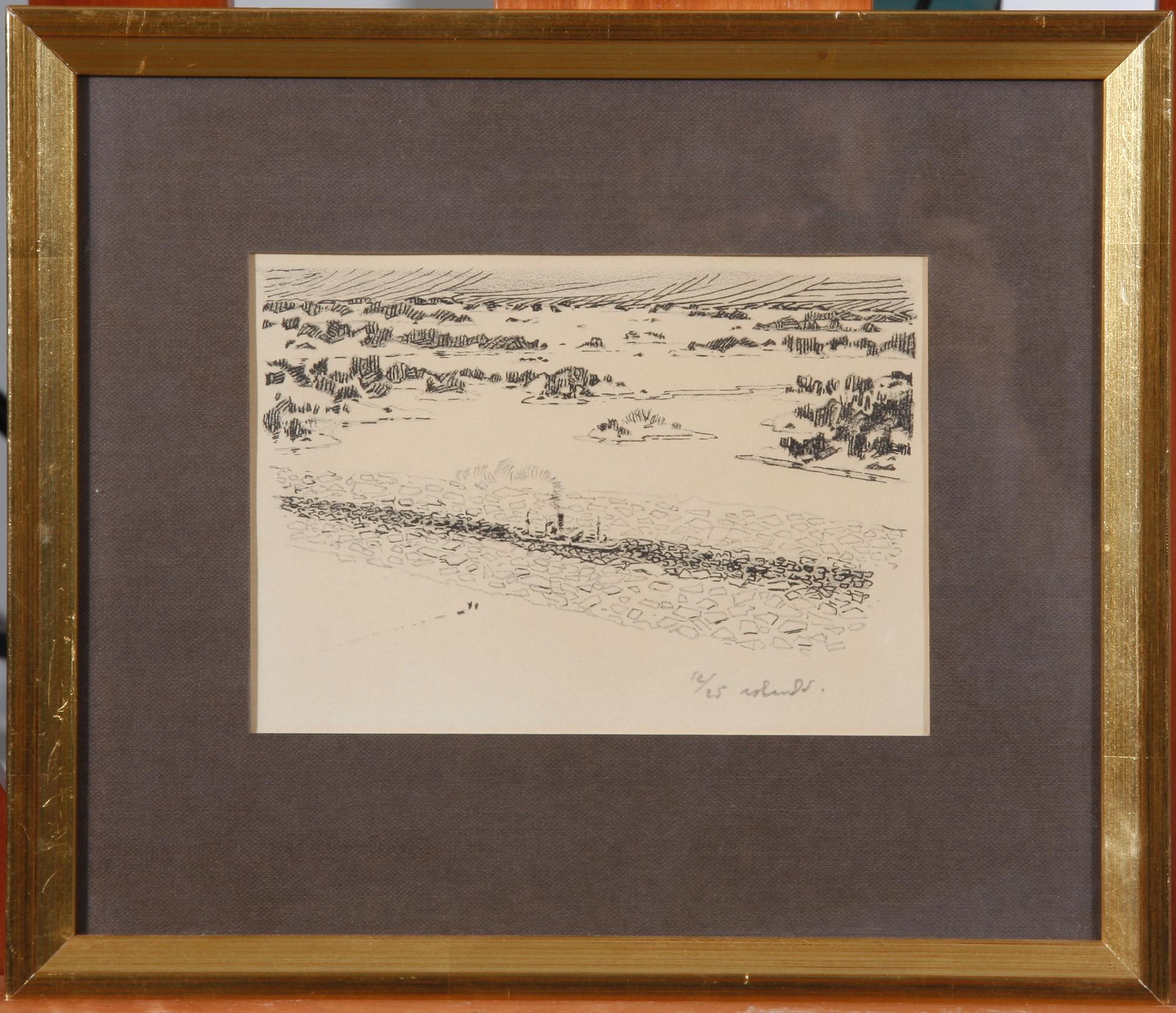 SVENSSON, ROLAND. Litografier, 3 st. Sign. o numr.