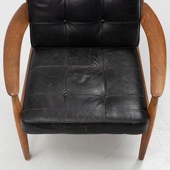 Grete Jalk, a teak easy chair, France & Son, Denmark.