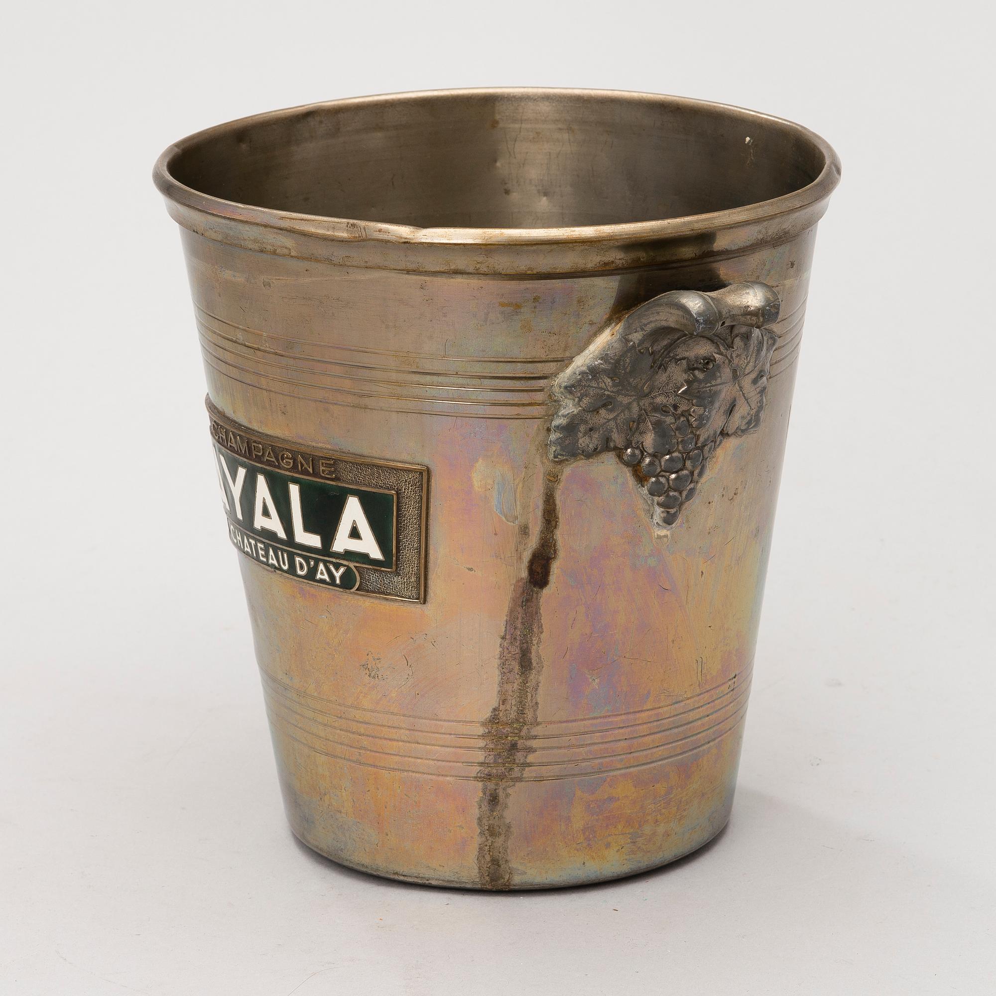 SAMPPANJAJÄÄHDYTIN, metallia, Argit, Ranska 1950/1960-luku.
