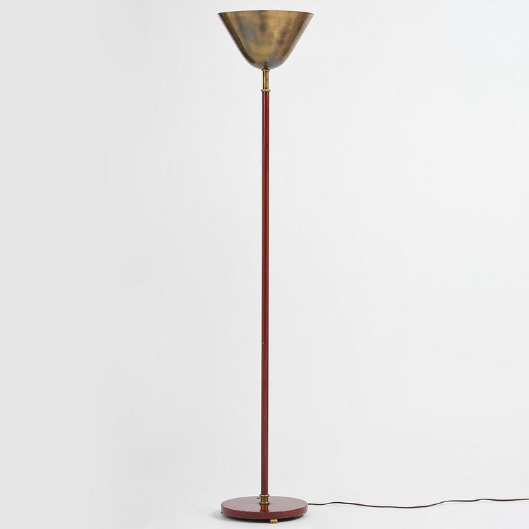 Carl-Axel Acking, golvlampa, modell "2646", Bröderna Malmströms Metallvarufabrik, Malmö, 1940-50-tal.